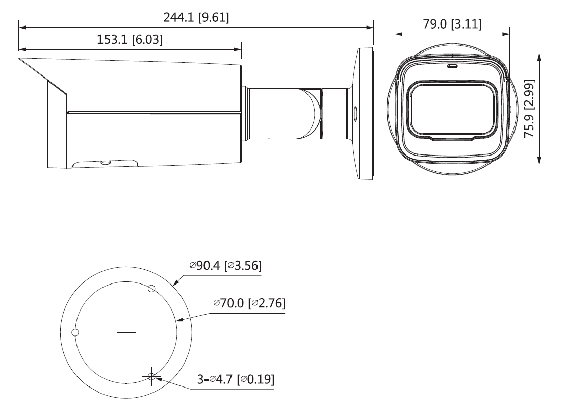 Dahua - IPC-HFW3841TP-ZS-S2 - IP - Bullet