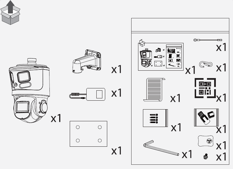 Dahua - SDT3E410-8P-MB-A-PV1 - IP - PTZ - Panorama