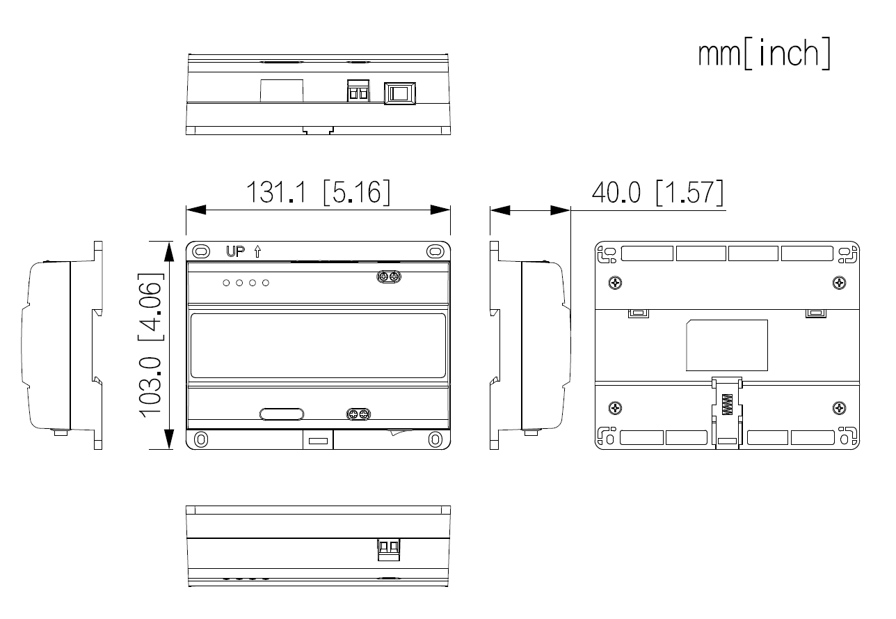 Dahua - VTNS1001B-2 - 2 Draht Switch - Intercom