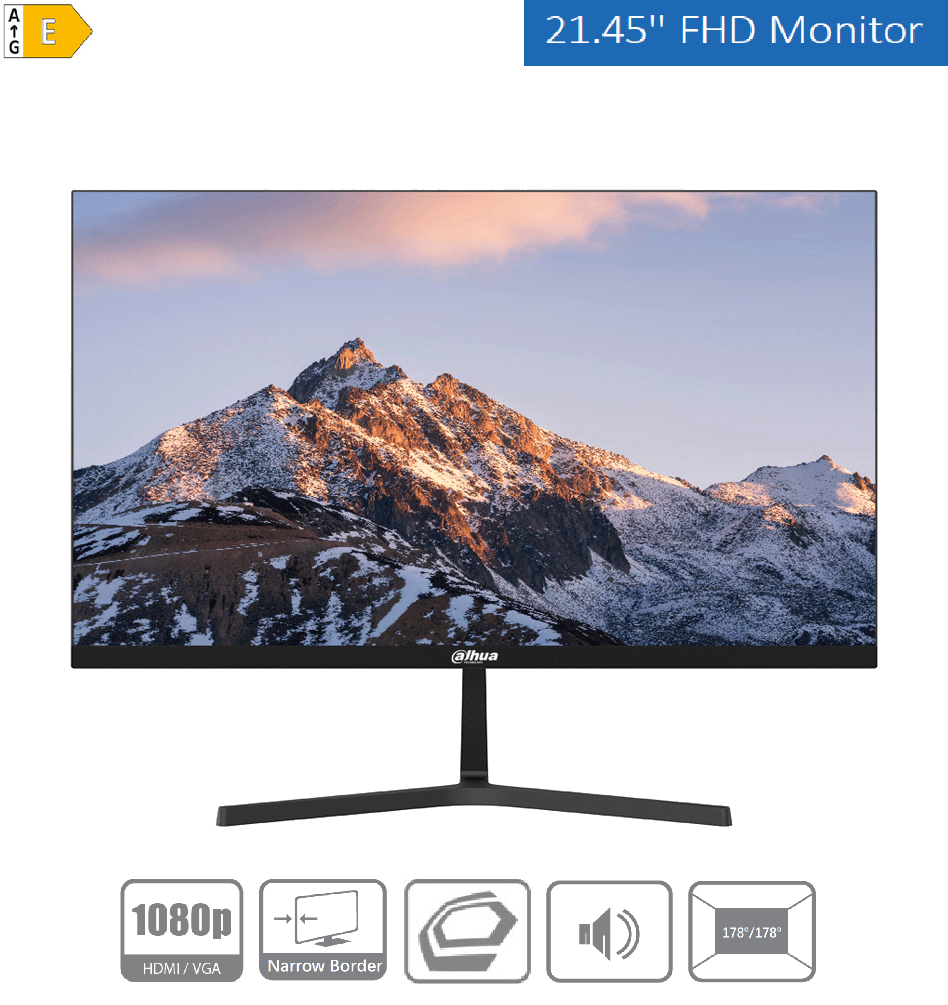 Dahua - LM22-B200S-B3-V - 21.45" Full-HD  Monitor