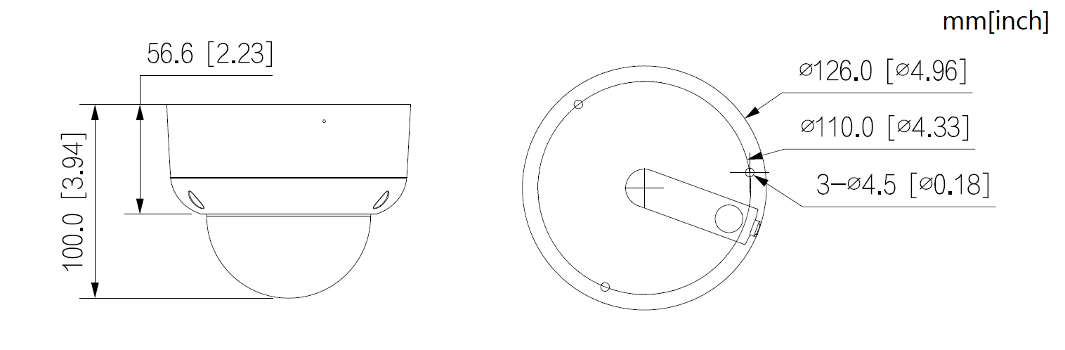 Dahua - HAC-HDBW1200RAP-Z-2712-S6 - HDCVI - Dome