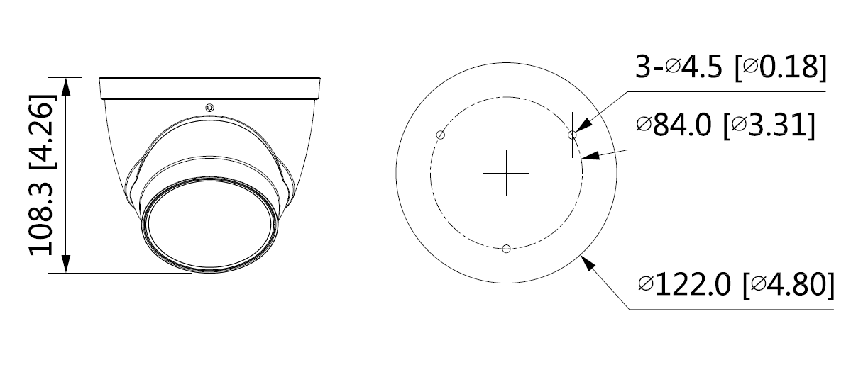 Dahua - IPC-HDW3441TP-ZS-S2-B - IP - Eyeball