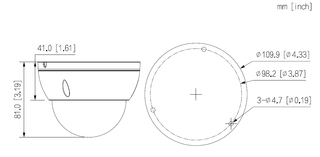 Dahua - IPC-HDBW2441EP-S-0280B - IP - Dome