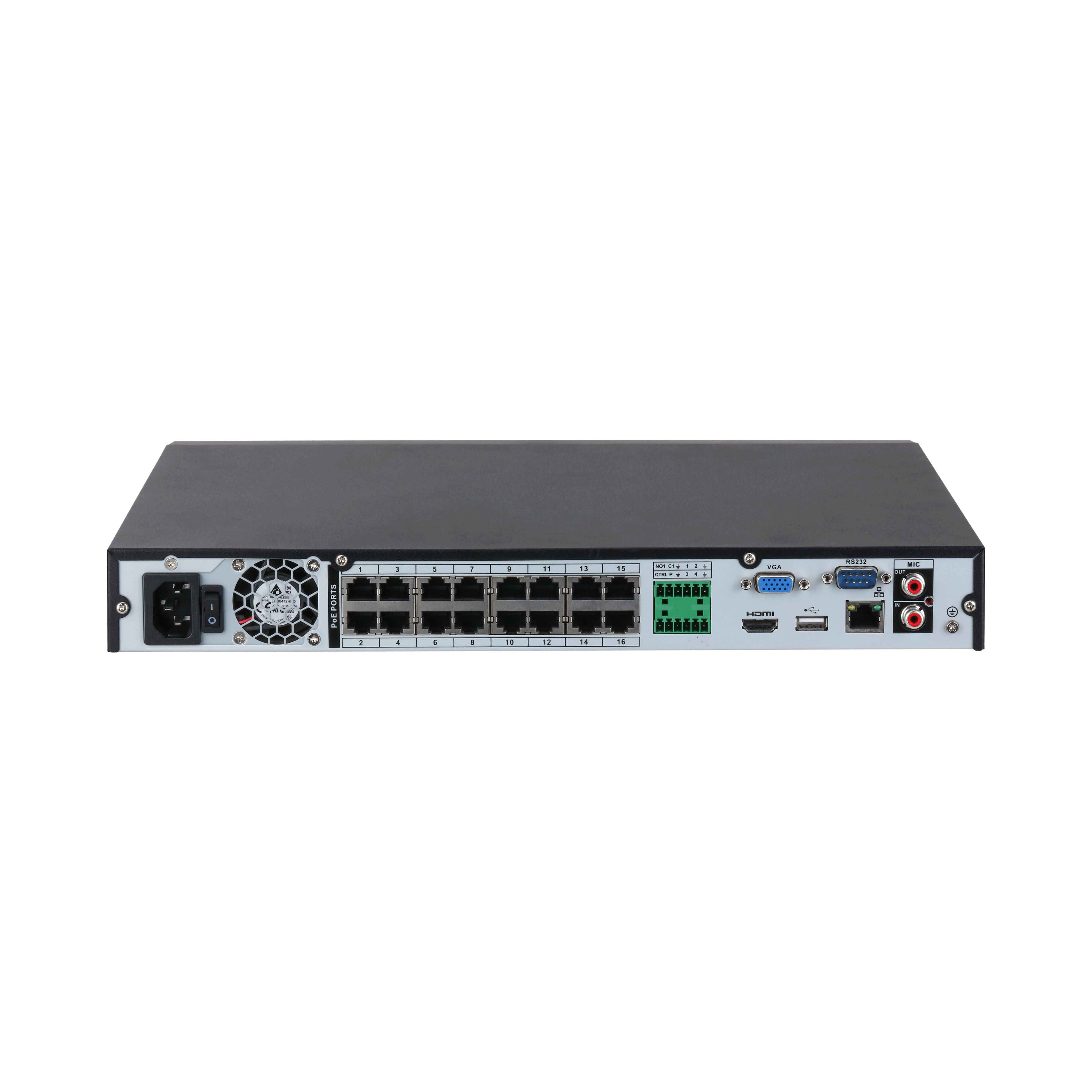 Dahua - NVR4216-16P-EI - NVR - 16 Kanal - 16 PoE