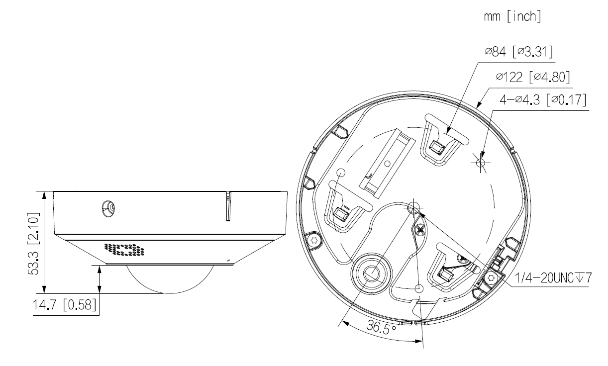 Dahua - IPC-EBW5641P-AS - IP - Fisheye