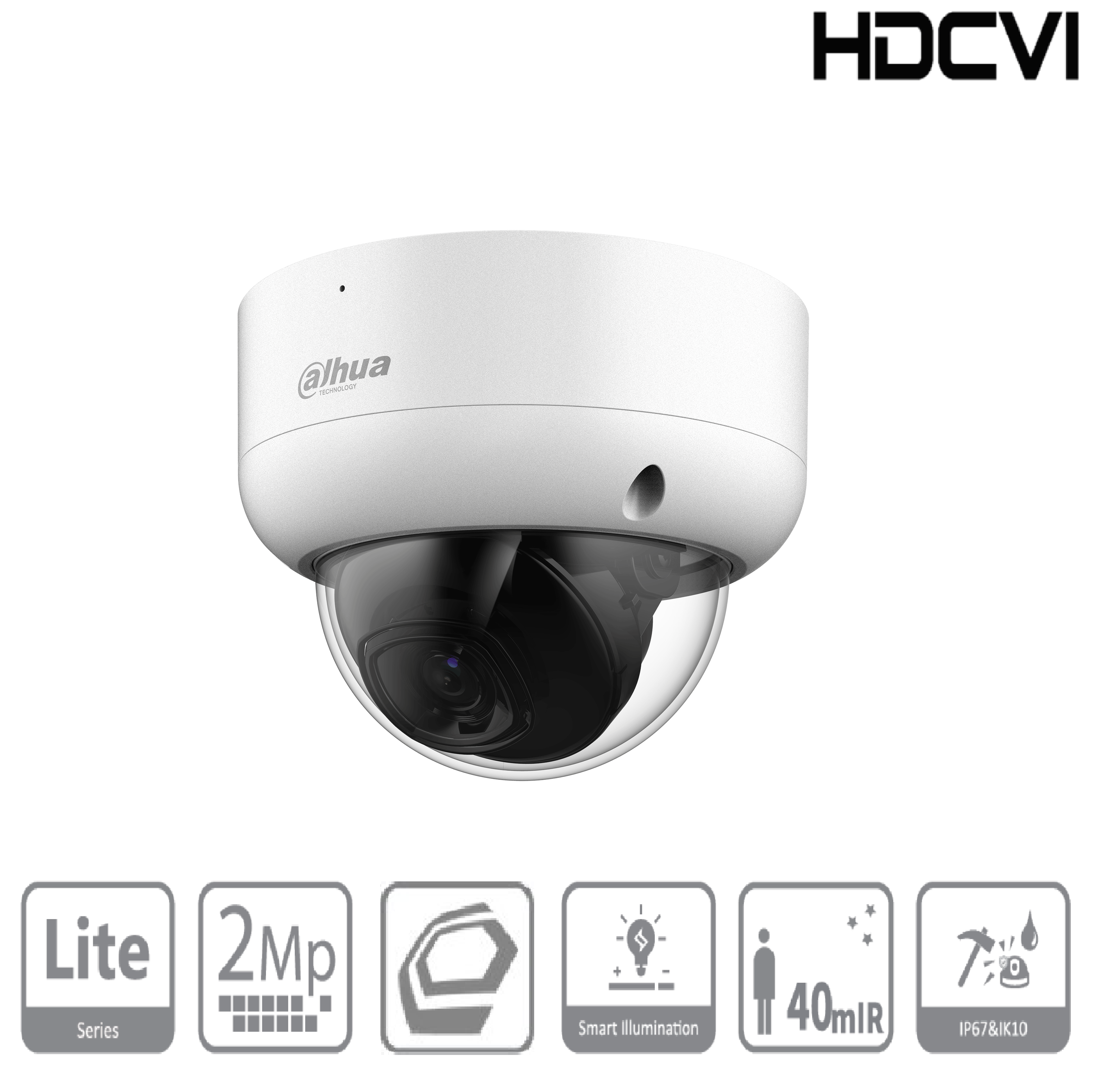 Dahua - HAC-HDBW1200EAP-0280B-S6 - HDCVI - Dome