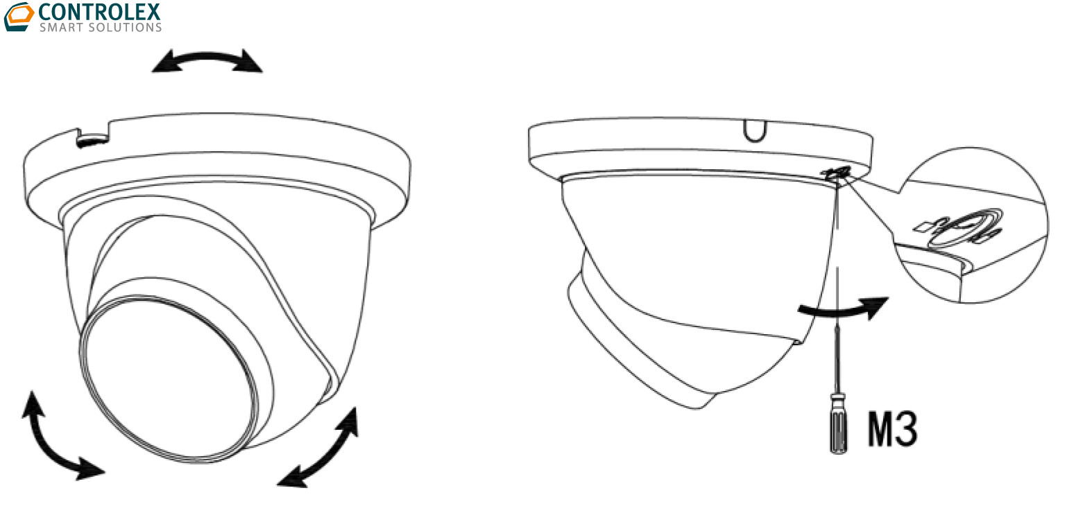 Dahua - IPC-HDW3441EMP-S-0280B-S2-Black - IP - Eyeball