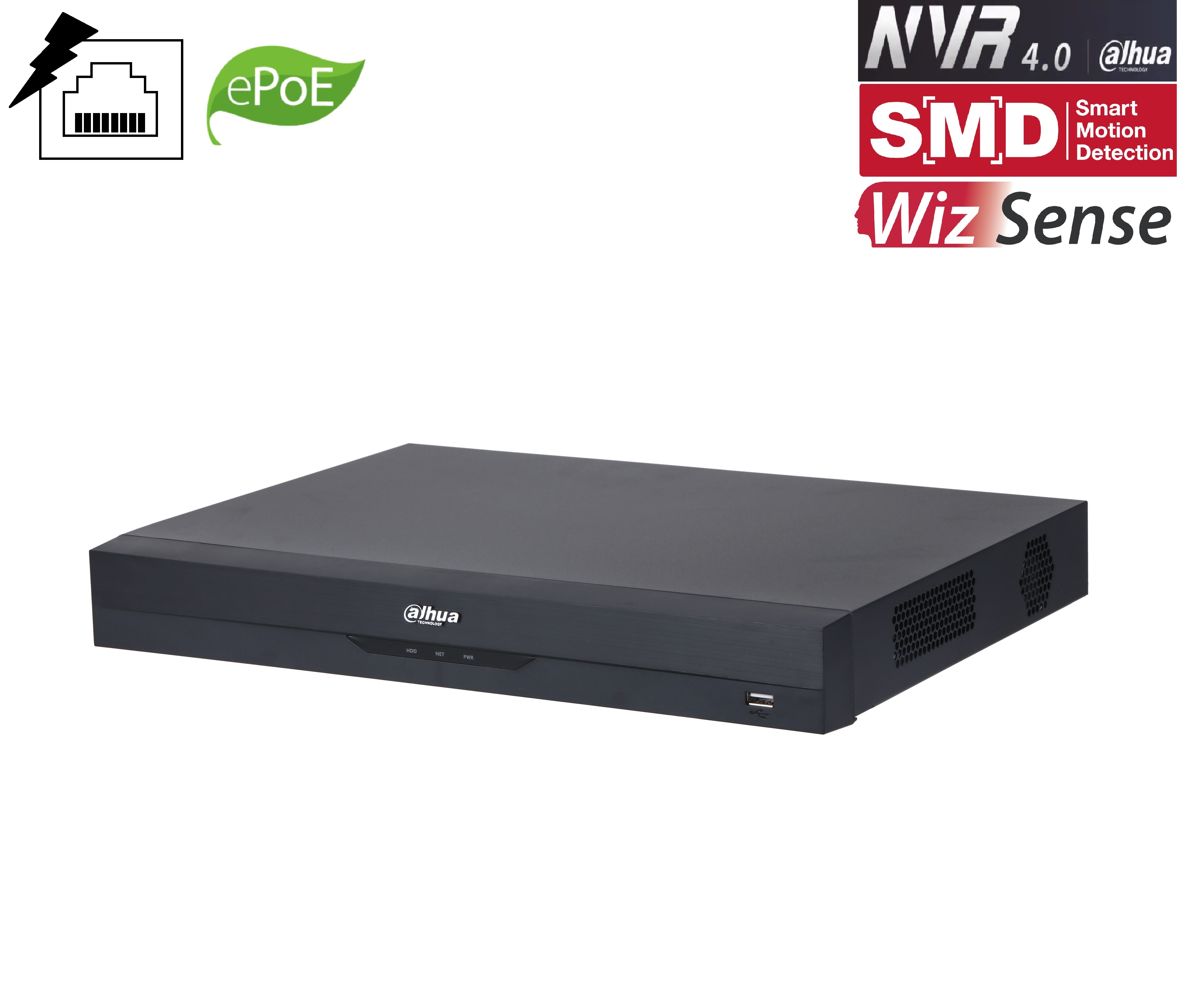 Dahua - NVR5216-16P-EI - NVR - 16 Kanal - 16 PoE