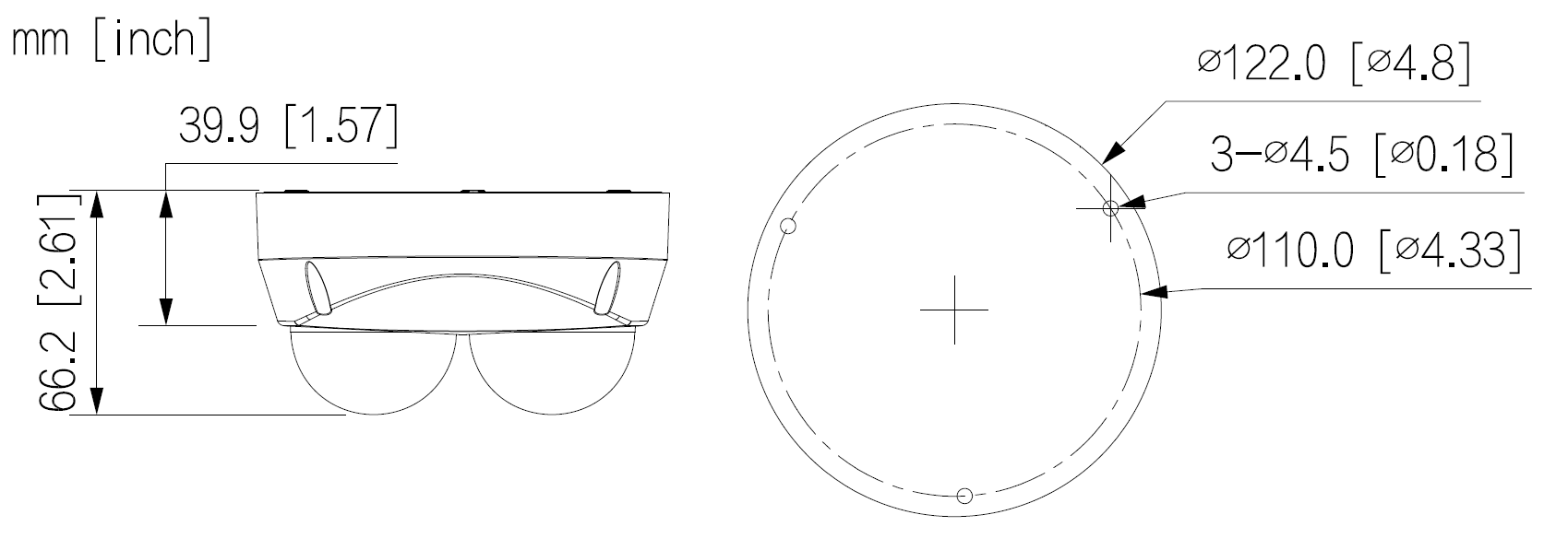 Dahua - IPC-HDBW5441FP-AS-E2-0280B - IP - Dome