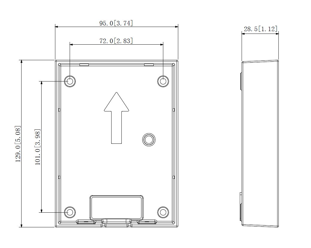 Dahua - VTM115-Black - Aufputz Box