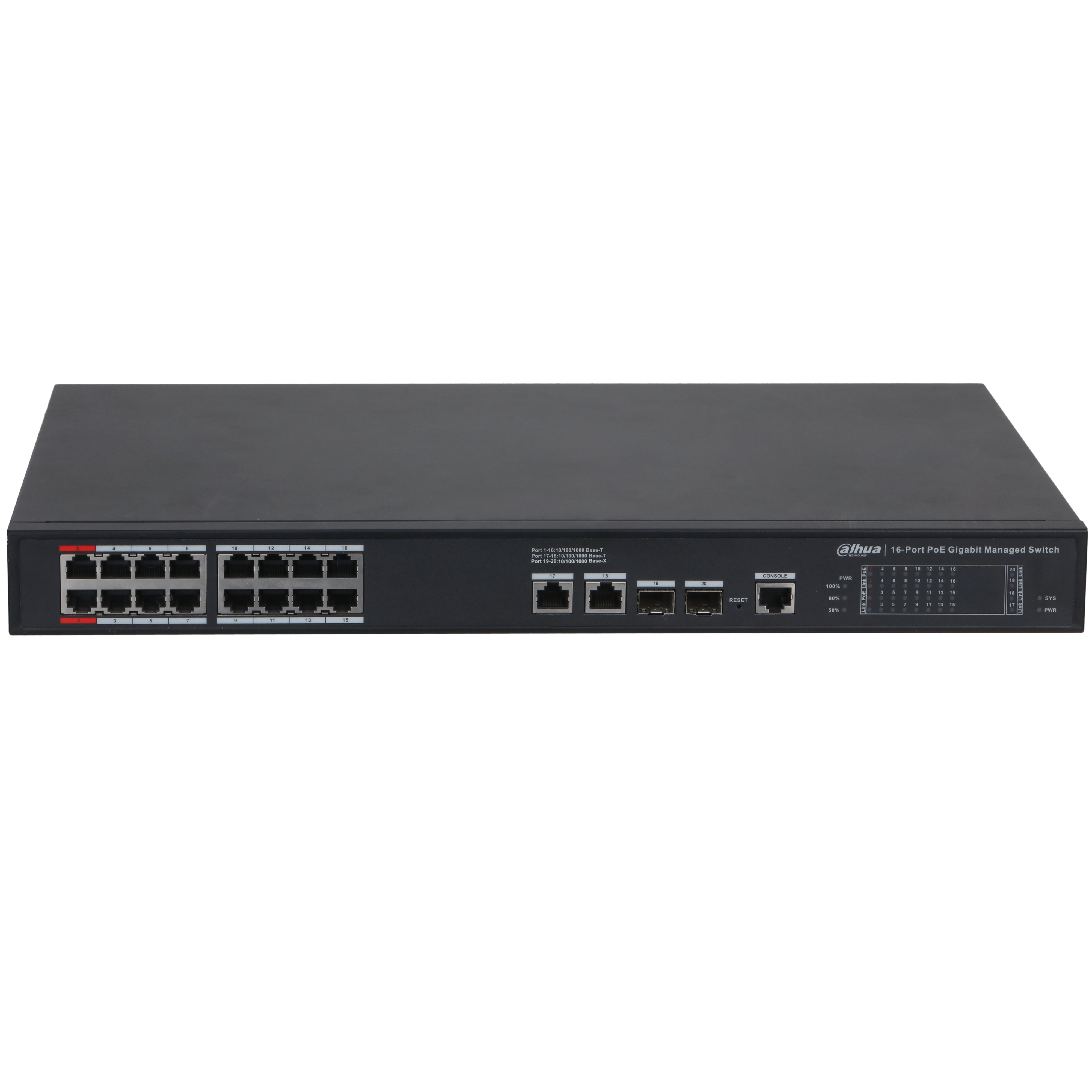 Dahua - S4220-16GT-240 - Switch - 16 PoE-GB
