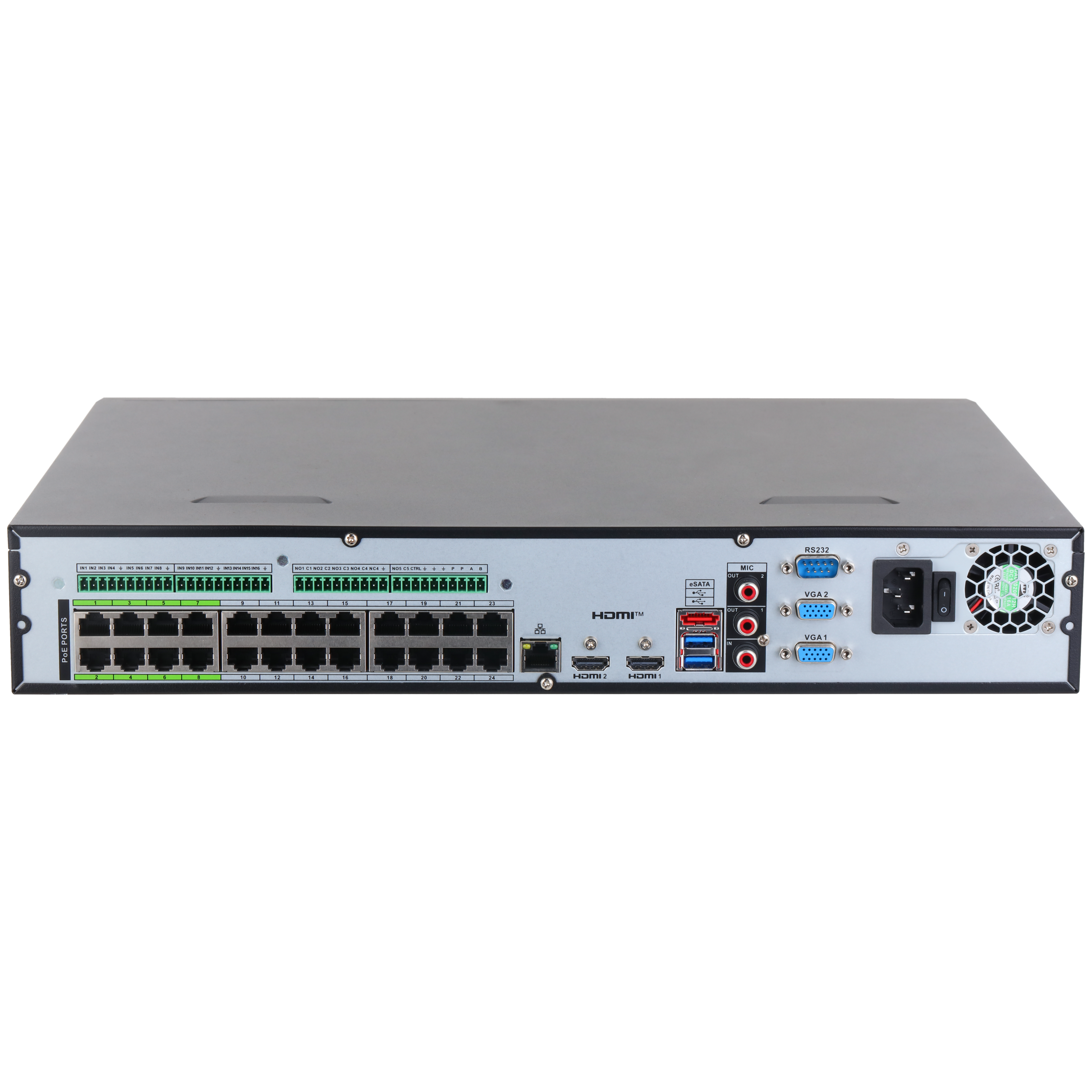 Dahua - NVR5424-24P-EI - NVR - 24 Kanal - 24 PoE