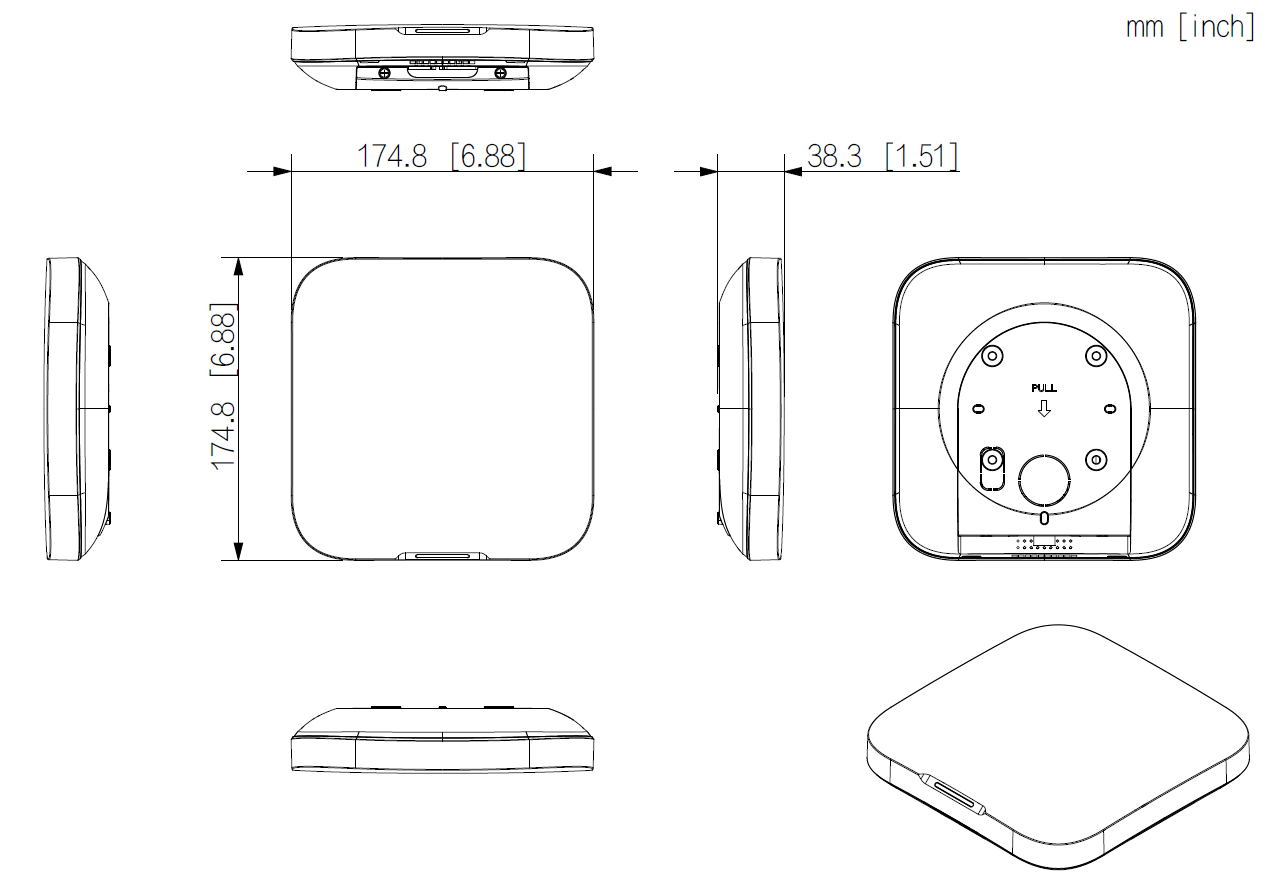 Dahua - ARC3800H-W2(868) - Alarm - Zentrale