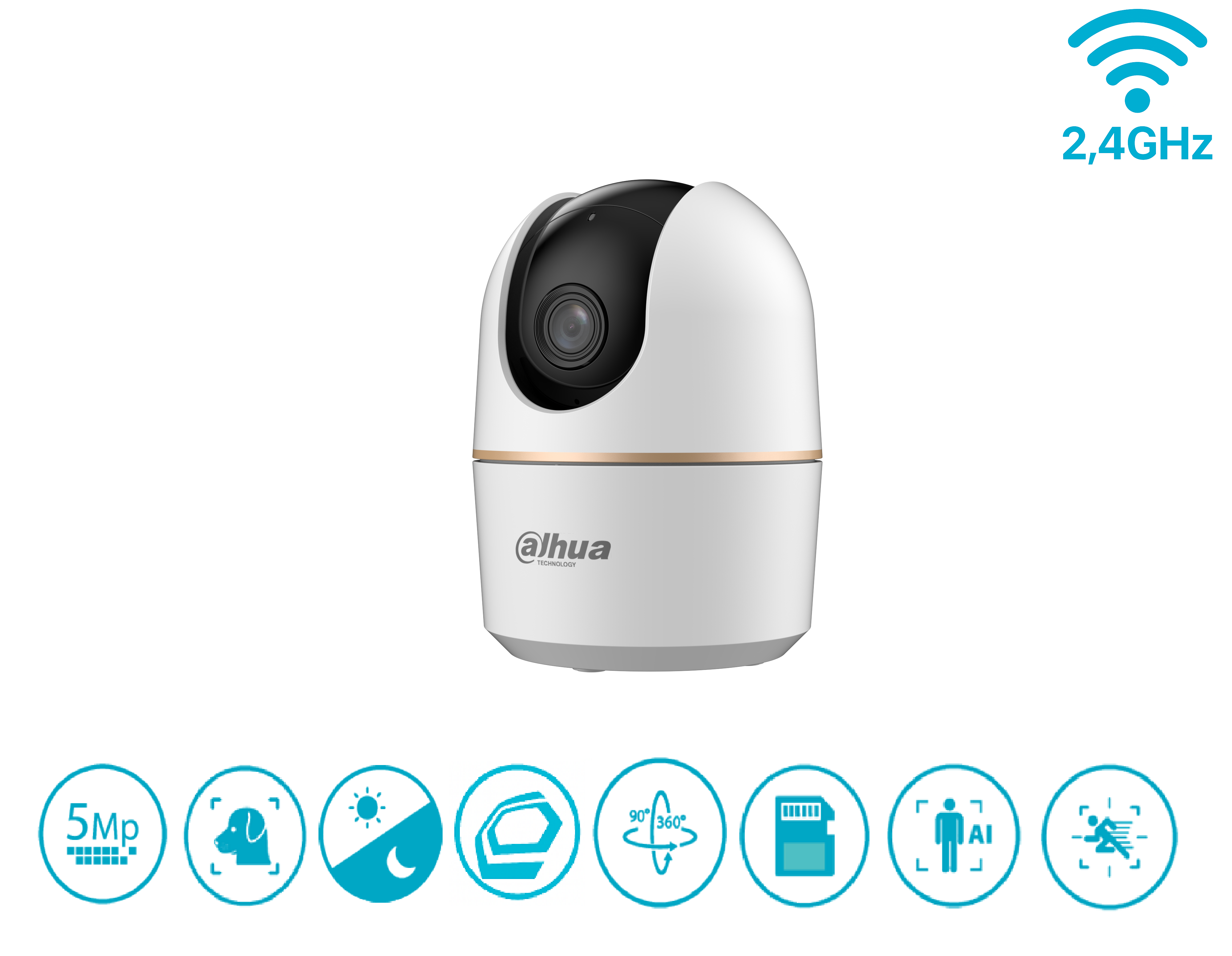 Dahua - IPC-H5AP-0360B-EUR - Wifi - PT