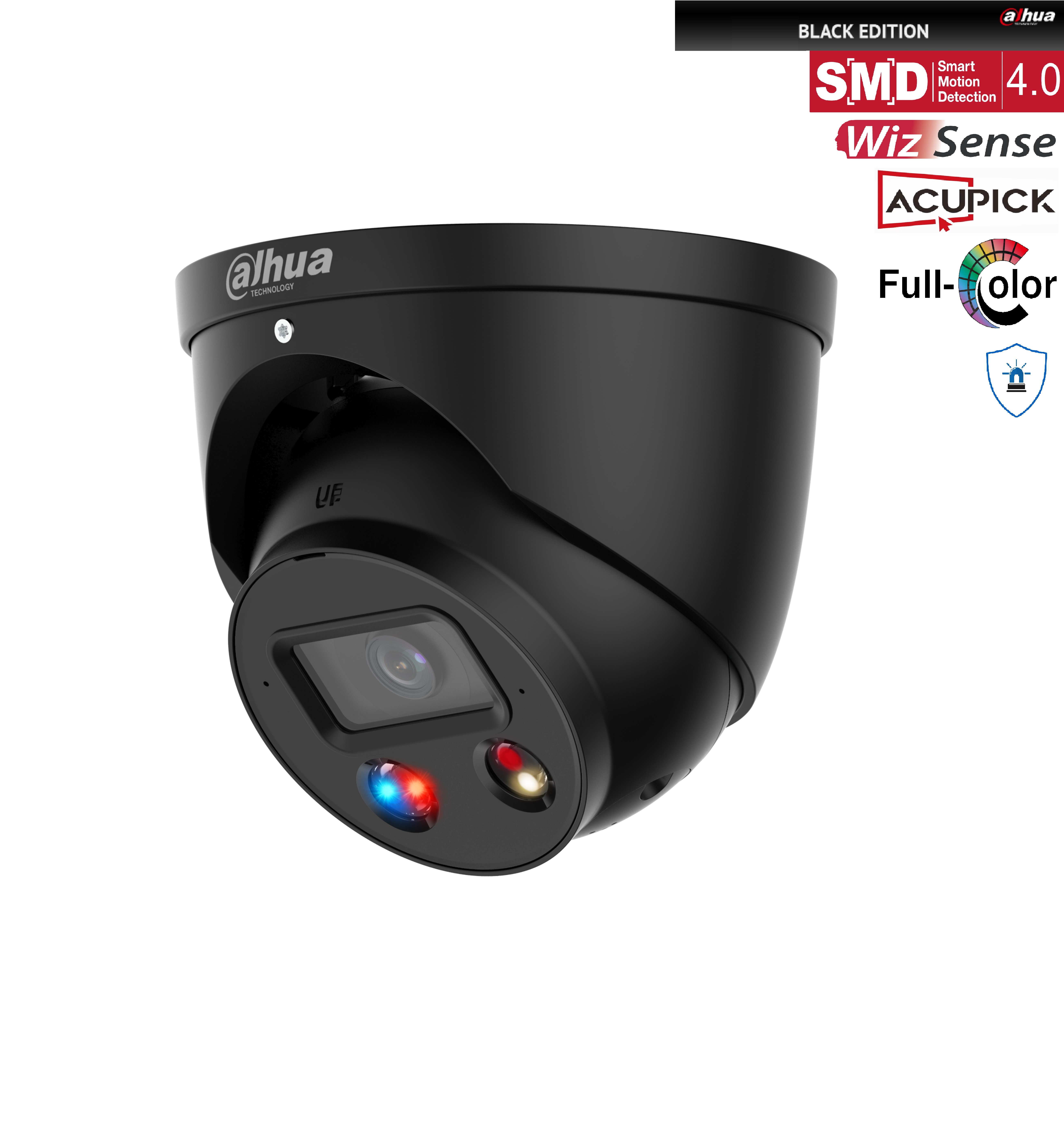 Dahua - IPC-HDW3849HP-AS-PV-0280B-S5-Black - IP - Eyeball