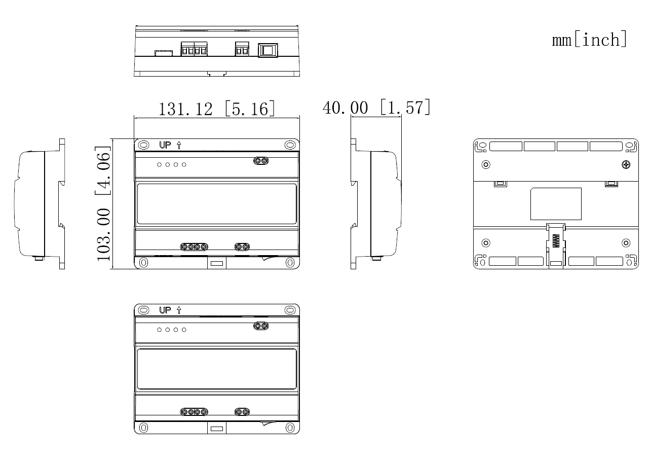 Dahua - VTNS2003B-2 - 2 Draht Switch - Intercom