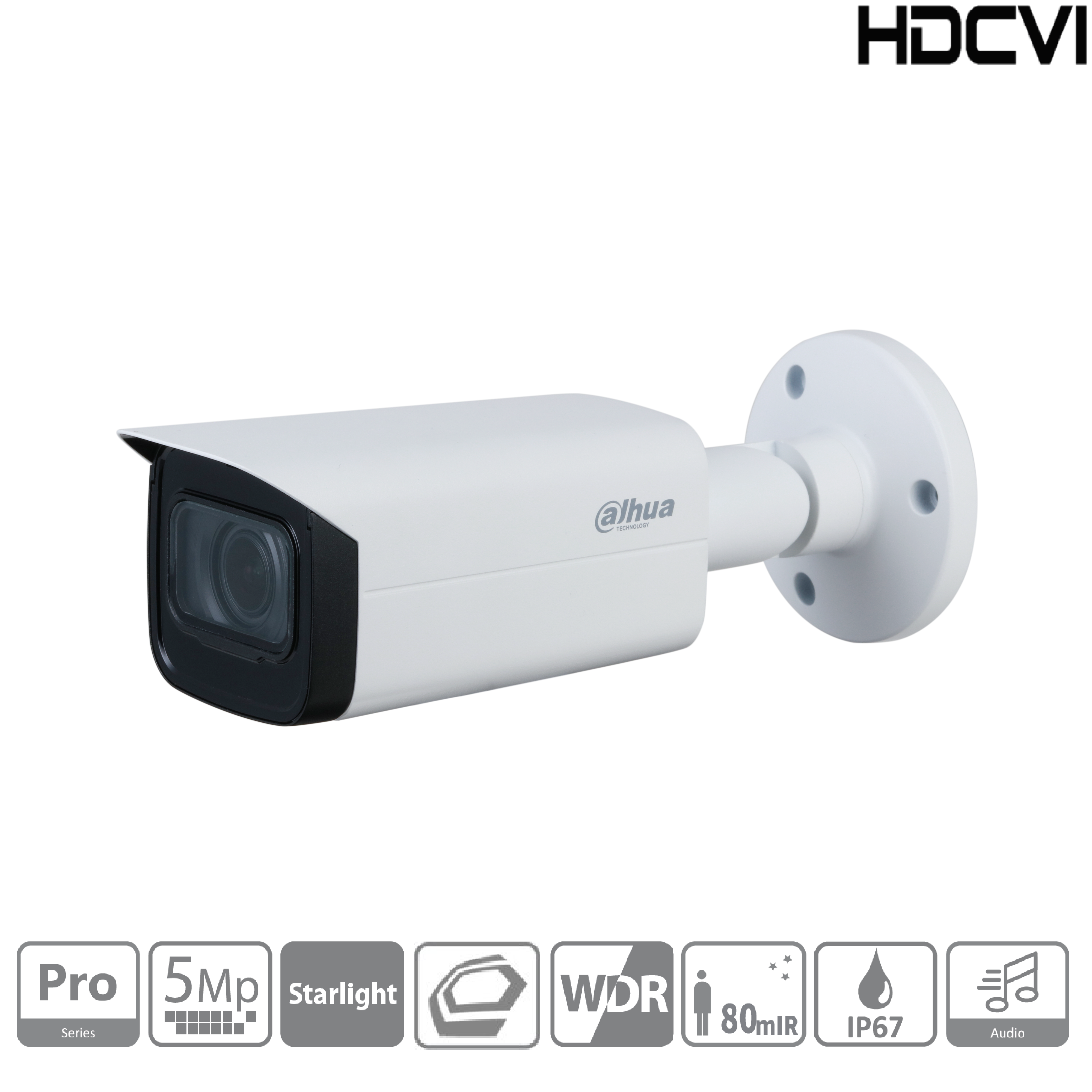 Dahua - HAC-HFW2501TUP-Z-A-DP-S2 - HDCVI - Bullet - AC/DC