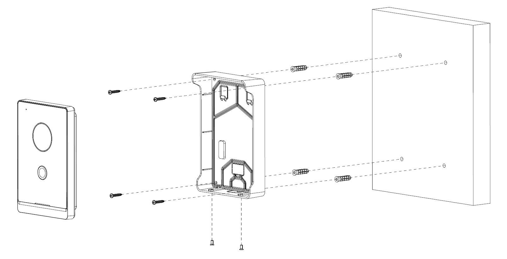 Dahua - VTM09R - Aufputz Regendach VTO2211
