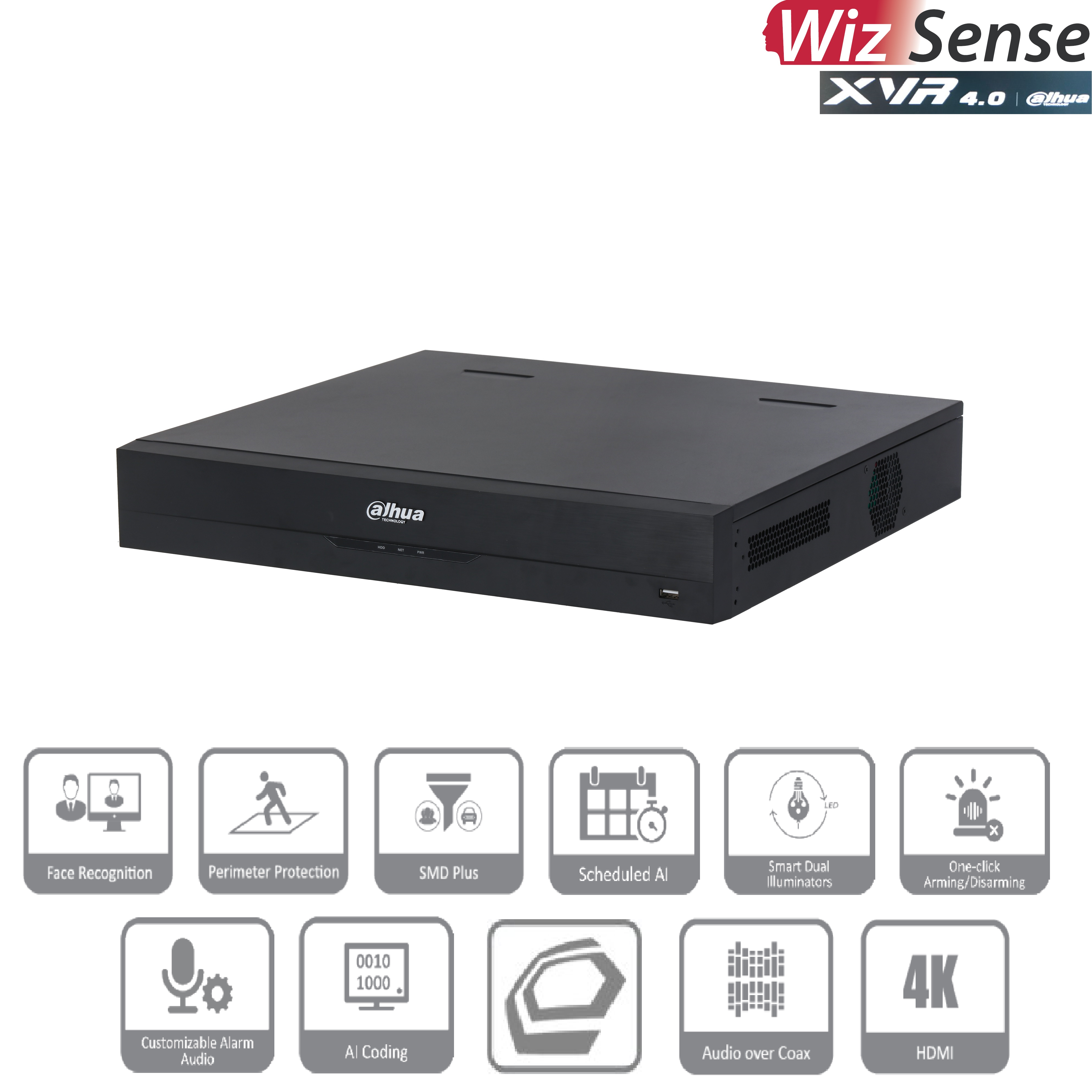 Dahua - XVR5432L-4KL-I3 - XVR - 32 Kanal - SMD