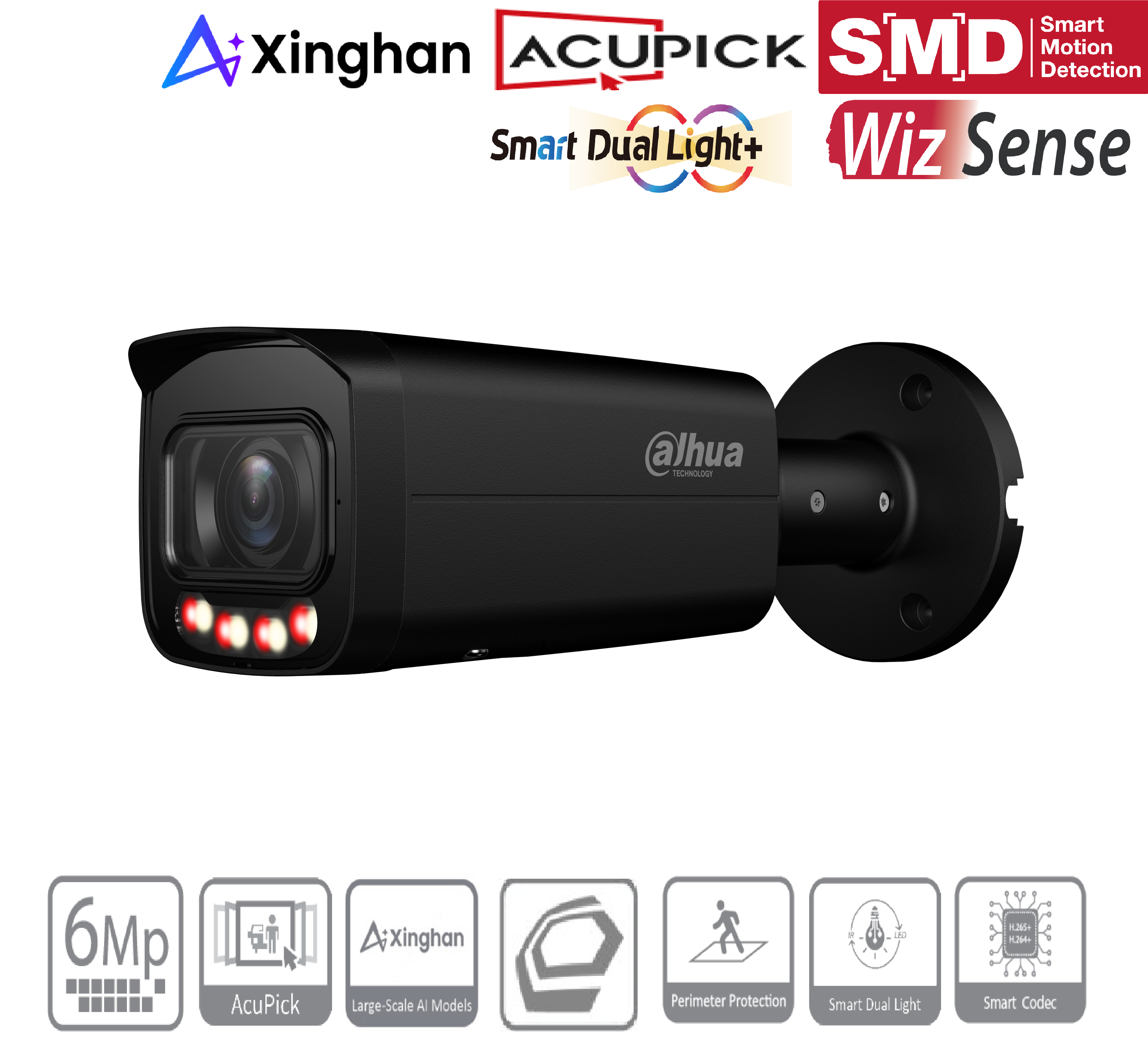 Dahua - IPC-HFW3649TP-ZS-IL-Black - IP - Bullet