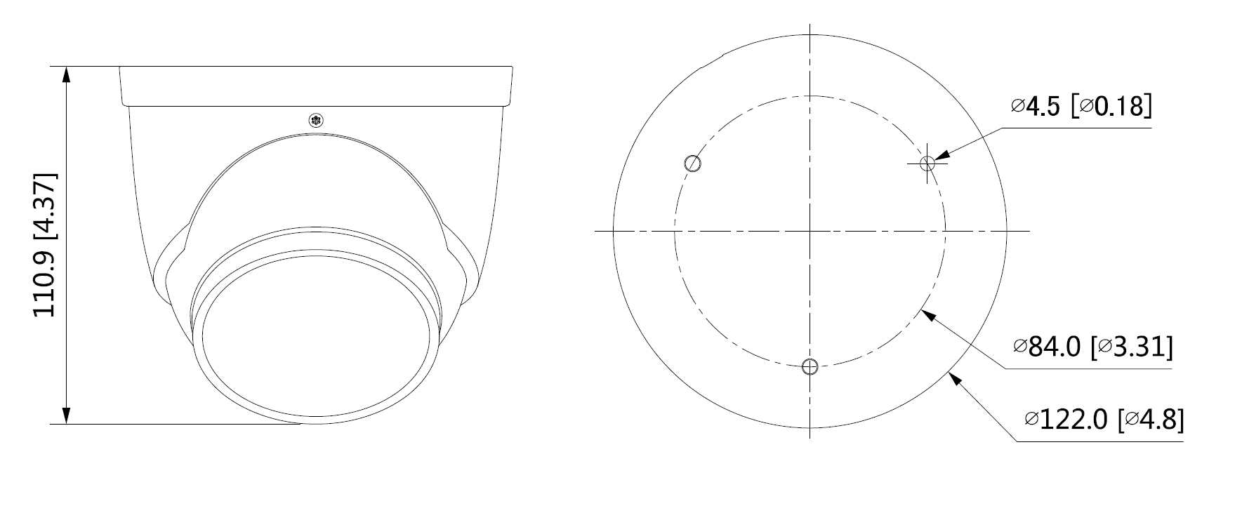 Dahua - IPC-HDW3849HP-AS-PV-0280B-S4 - IP - Eyeball