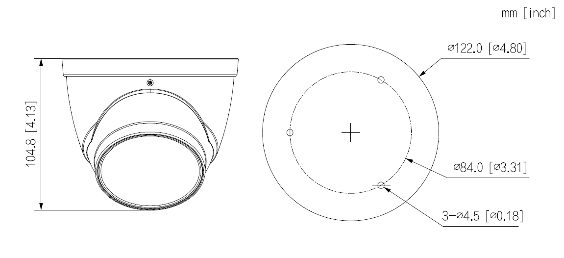 Dahua - HAC-HDW1231TP-Z-A - HDCVI - Eyeball