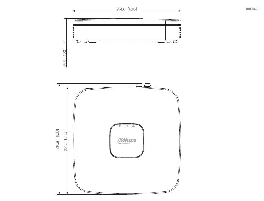 Dahua - XVR5104C-4KL-I3(V3.0) - XVR - 4 Kanal - SMD