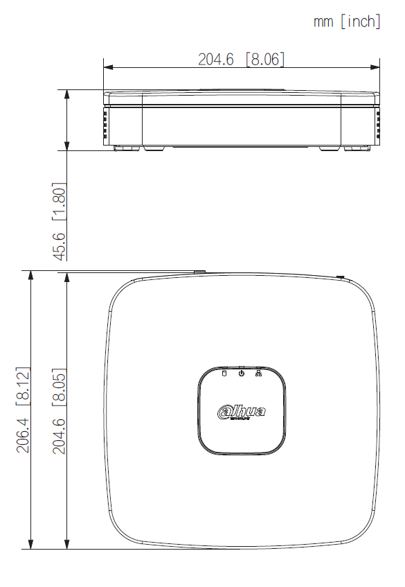 Dahua - NVR4104-P-EI - NVR - 4 Kanal - 4 PoE