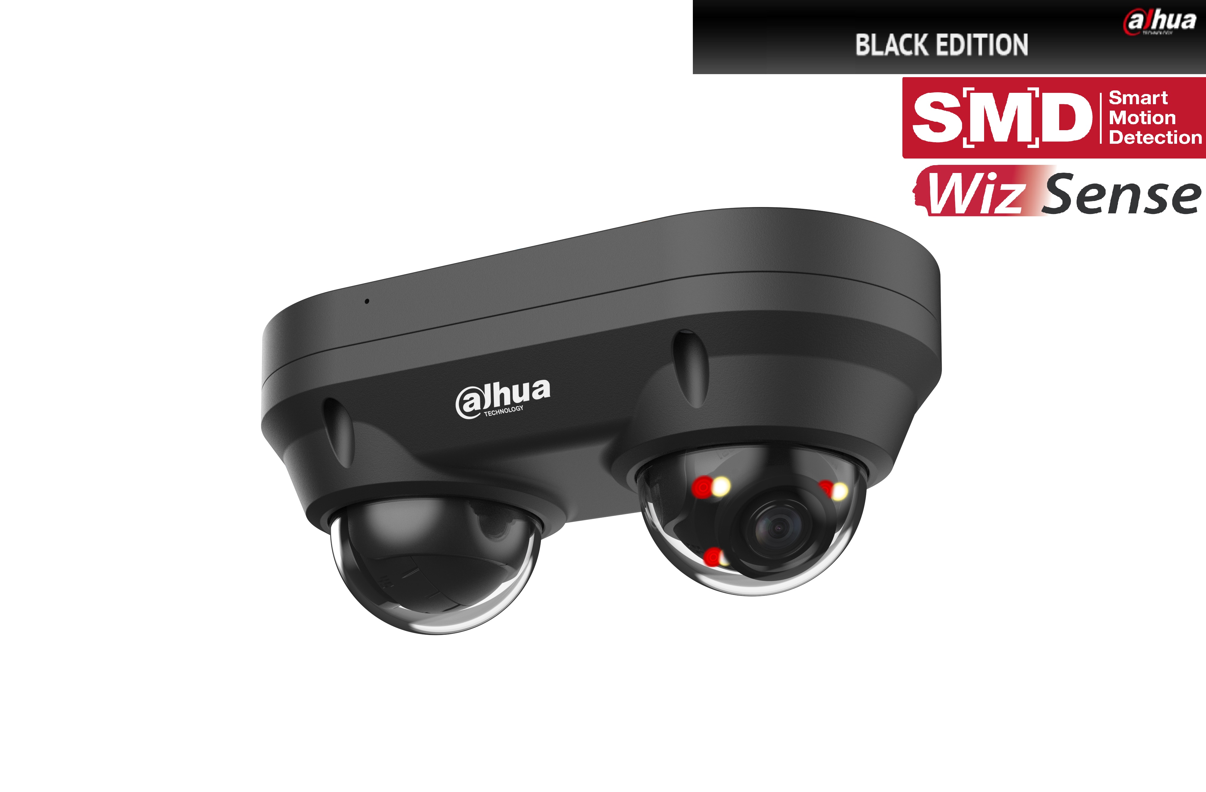 Dahua - IPC-HDBW2449FP-AS-E2-IL-0280B-Black - IP -Dome