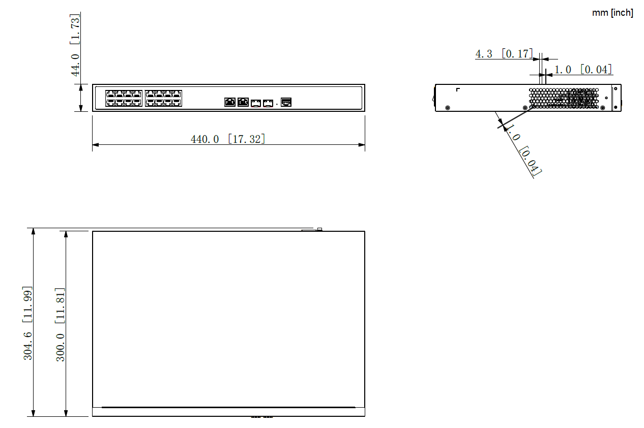 Dahua - PFS4218-16ET-240-V3 - Switch - 16 PoE