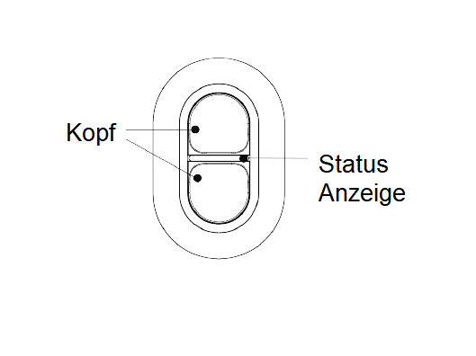 Dahua - ARD822-W2(868)-L - Alarm - Panik 2 Knöpfe