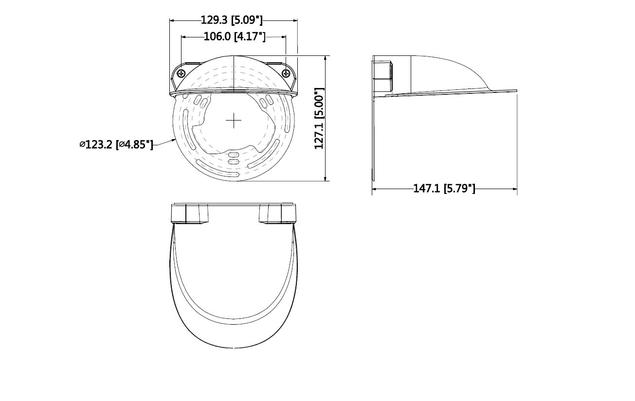 Dahua - PFA200W - Zubehör - Wandhalterung