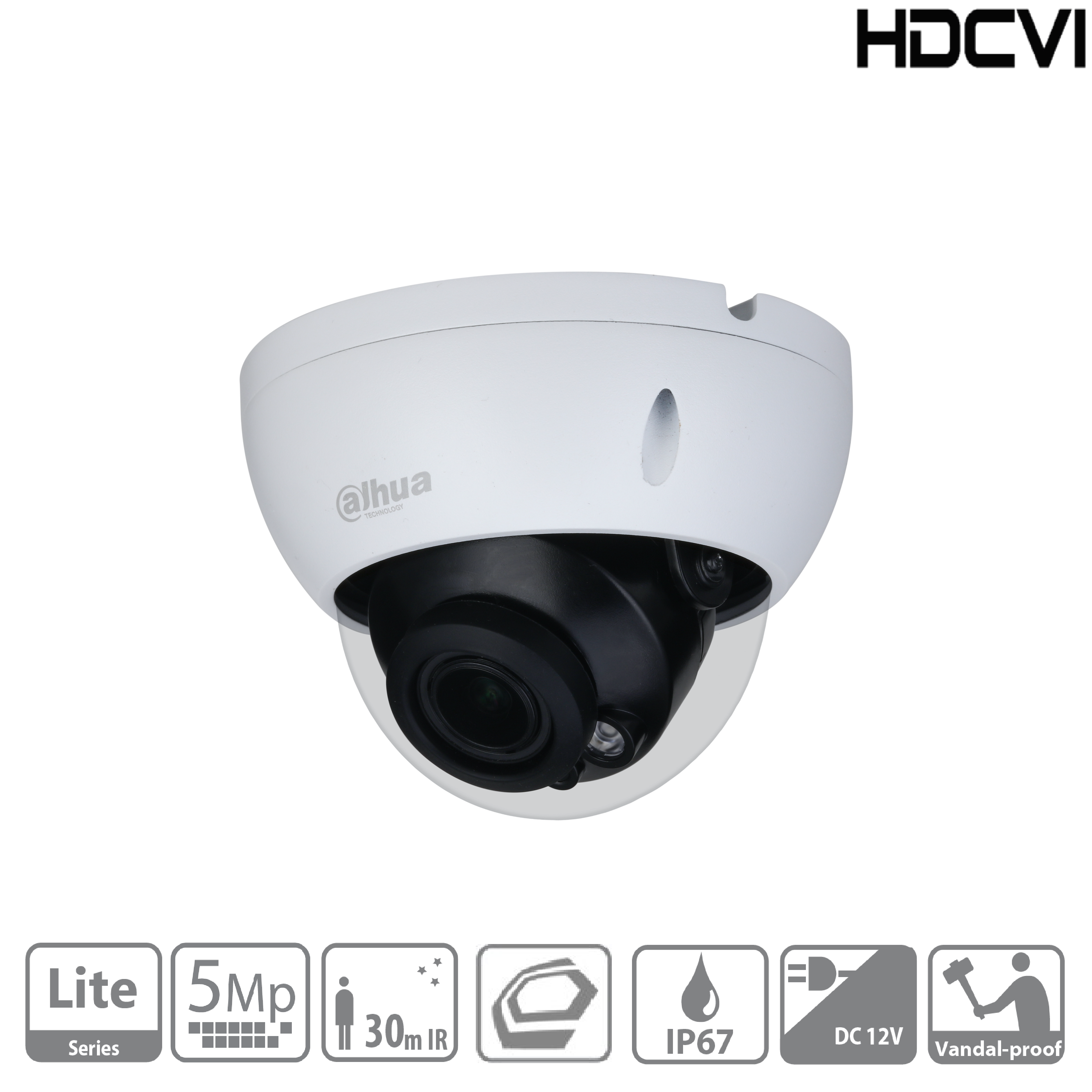 Dahua - HAC-HDBW1500RP-Z-2712-S2 - HDCVI - Dome