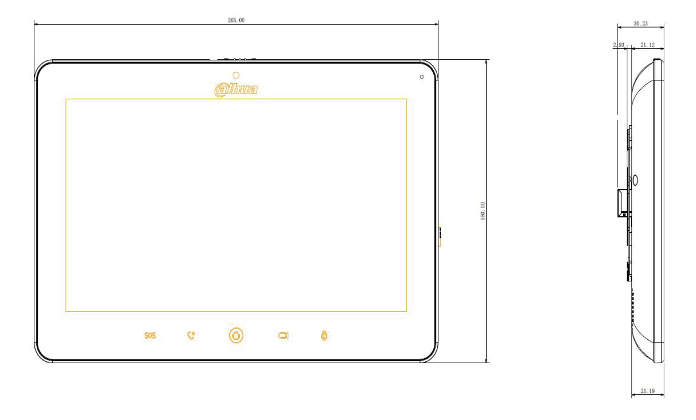 Dahua - VTH5241DW-S2 - Monitor - PoE - Wifi - Weiß