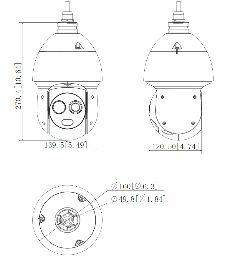 Dahua - TPC-SD2241-TB7F8-DW-S2 - Thermal PTZ