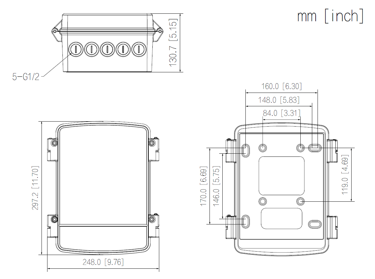 Dahua - PFA6401S - Zubehör - Anschlusskasten