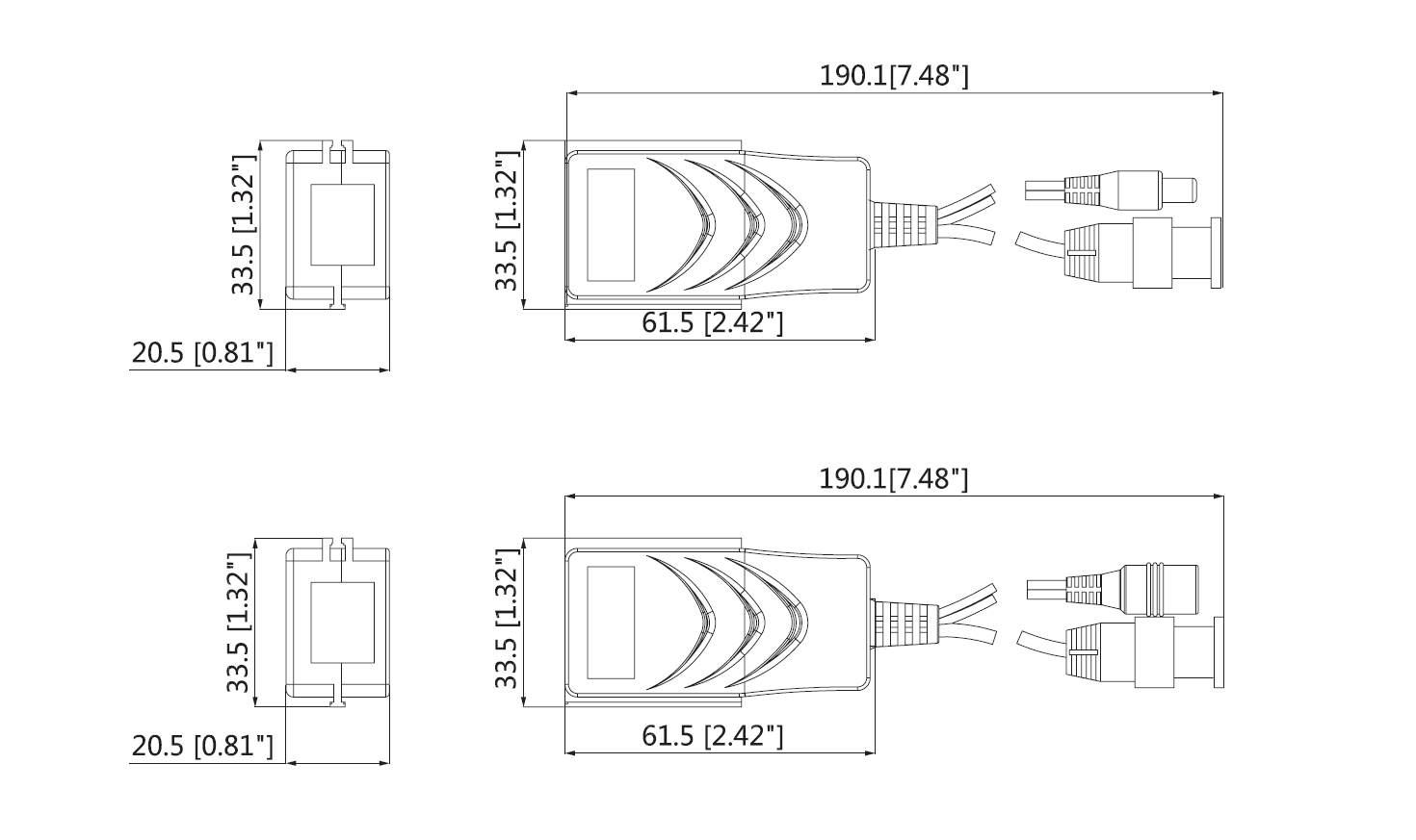 Dahua - PFM802 - Balun