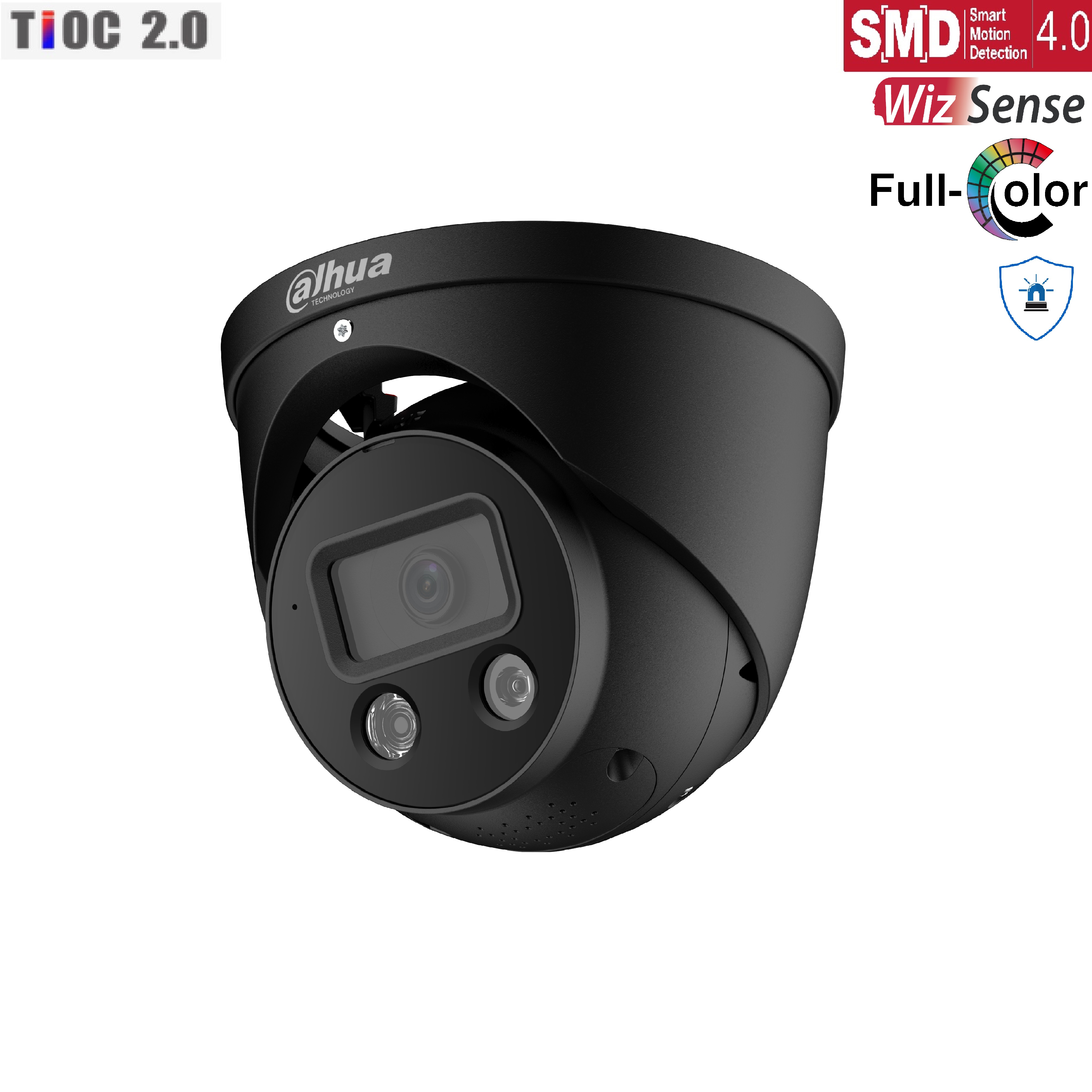 Dahua - IPC-HDW3449HP-AS-PV-0280B-S5-Black - IP - Eyeball