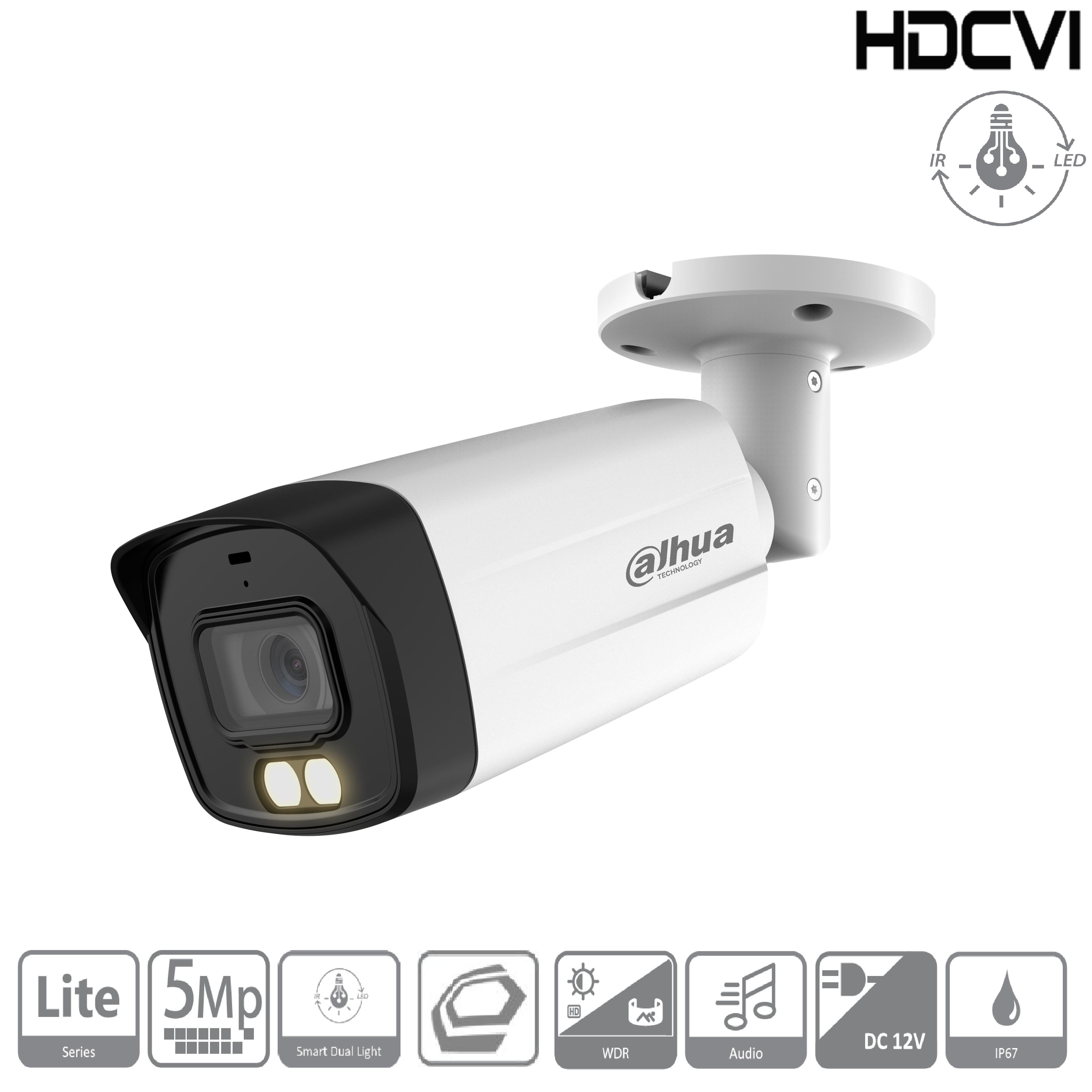 Dahua - HAC-HFW1509TMP-IL-A-0360B-S2 - HDCVI - Bullet
