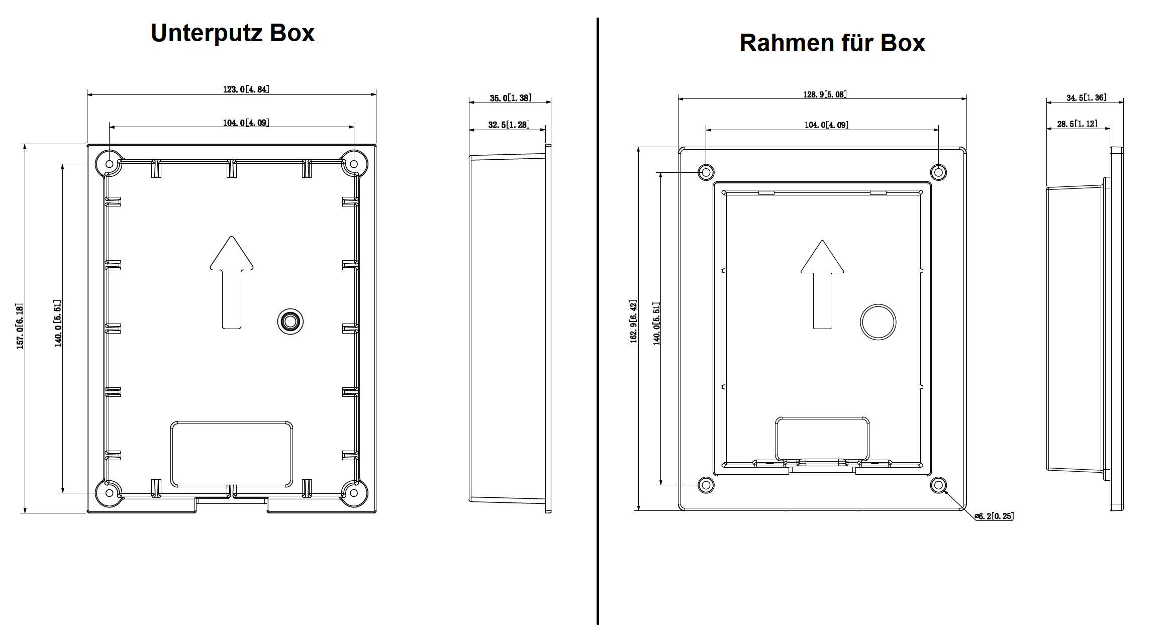 Dahua - VTM114 - Unterputz Box