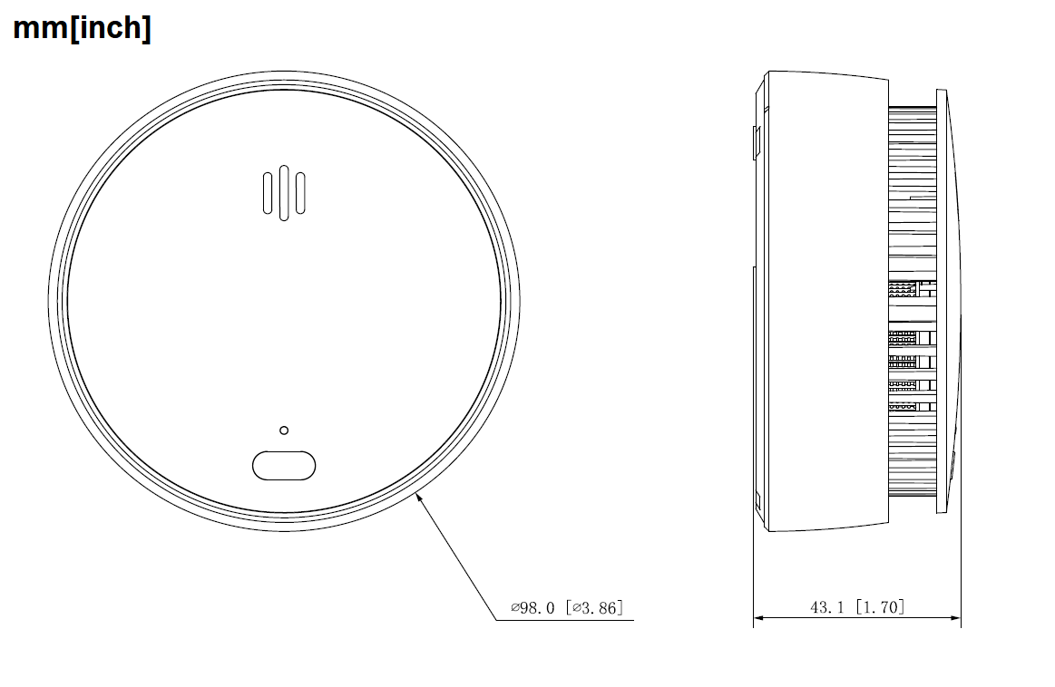 Dahua - HY-SA21A-W2(868) - Alarm - Rauchmelder