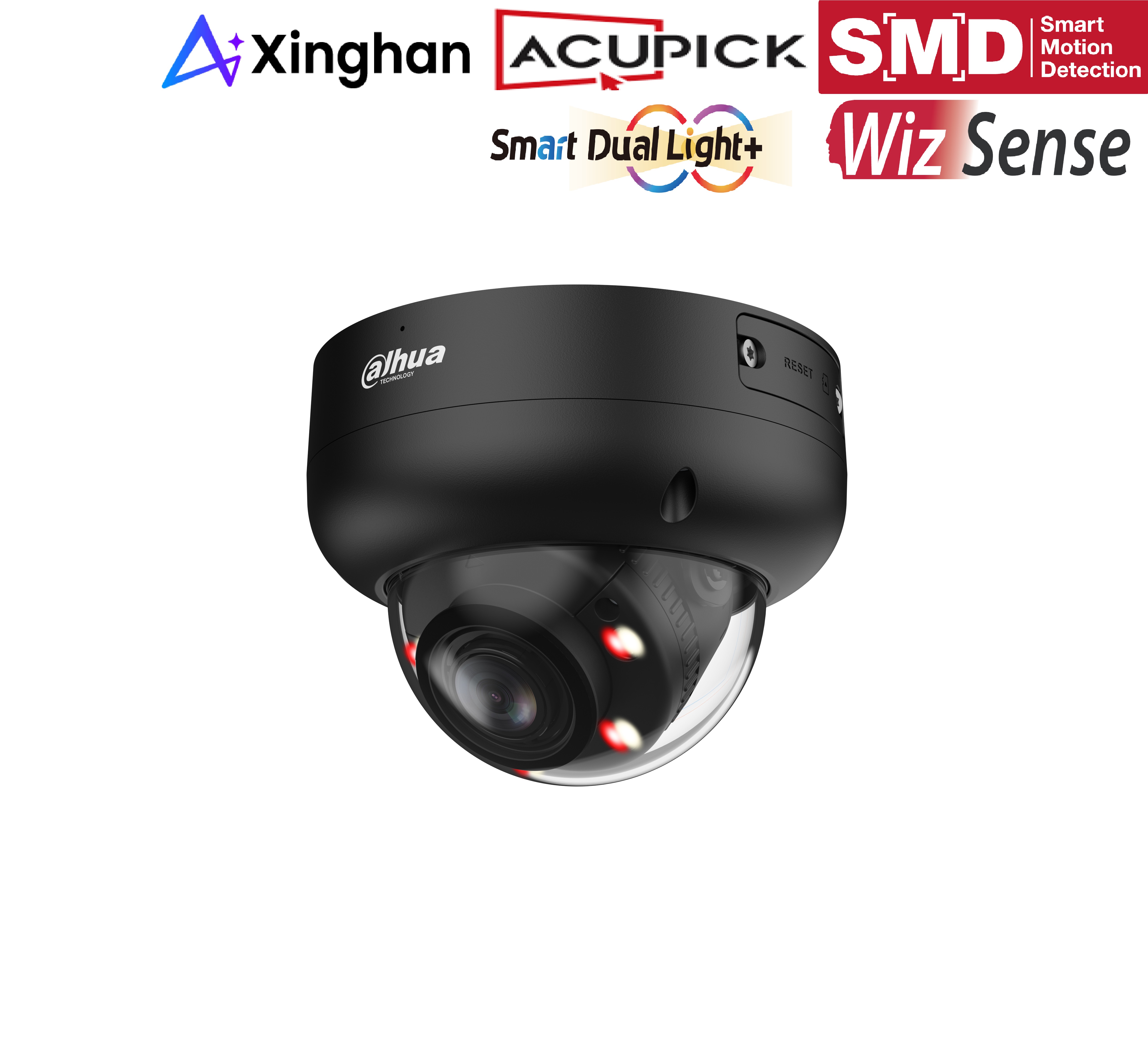 Dahua - IPC-HDBW3849RP-ZS-IL-Black - IP - Dome