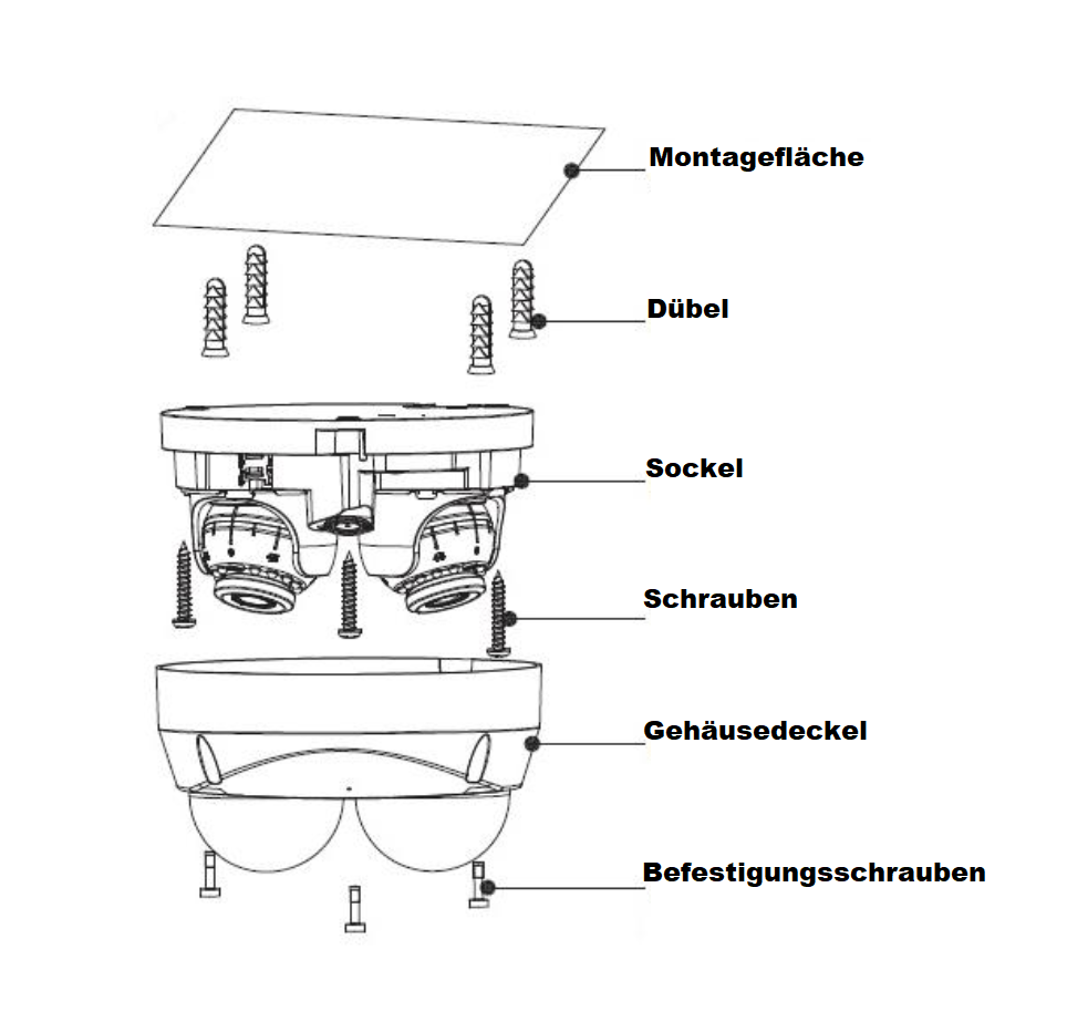 Dahua - IPC-HDBW5441FP-AS-E2-0280B - IP - Dome
