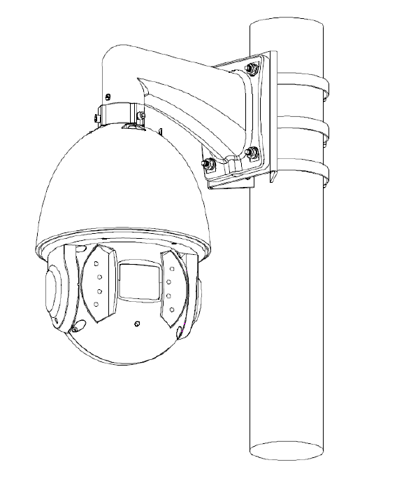 Dahua - PFA150-V3 - Zubehör - Masthalterung