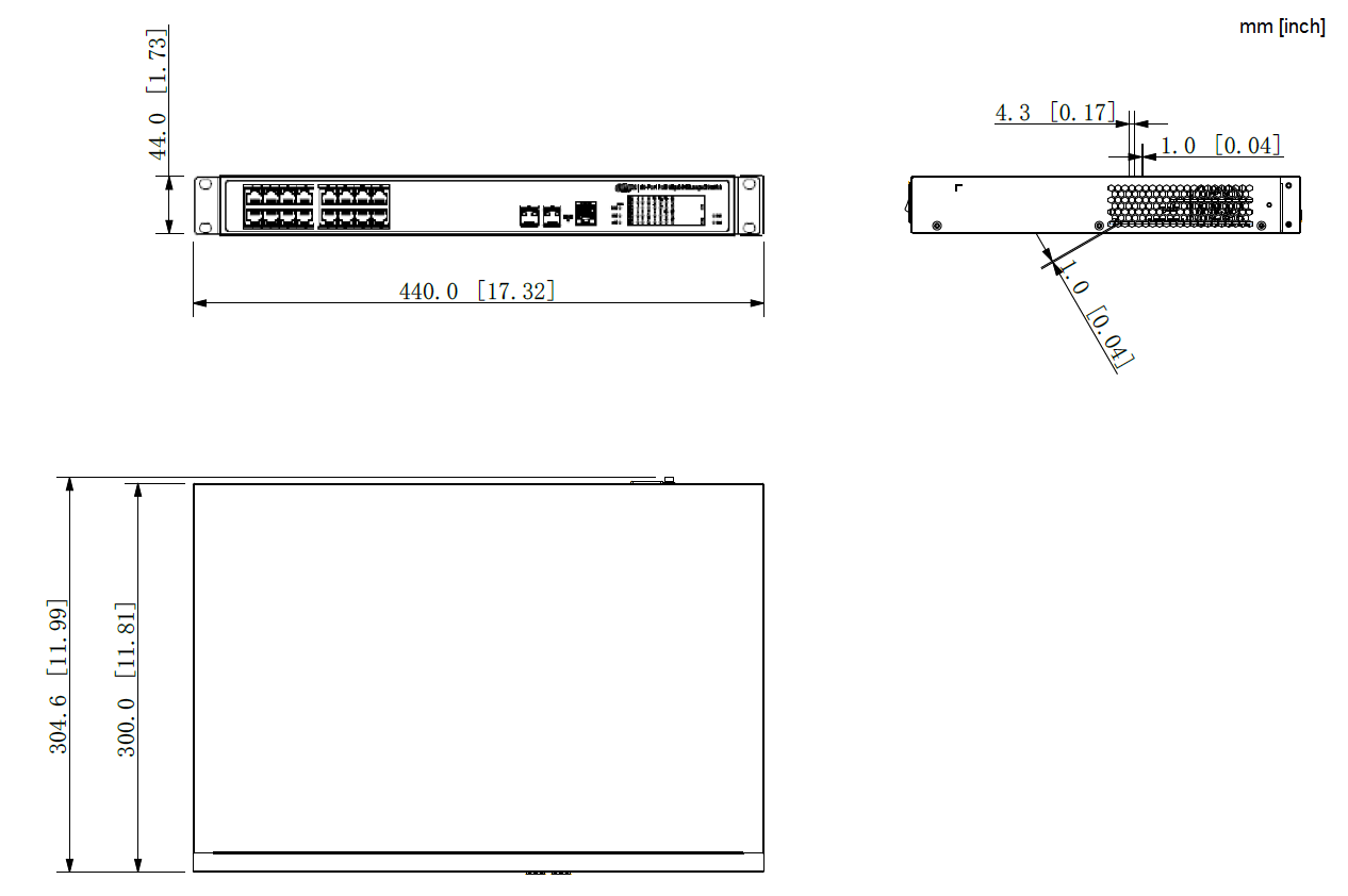 Dahua - S4228-24GT-360 - Switch - 24 PoE-GB
