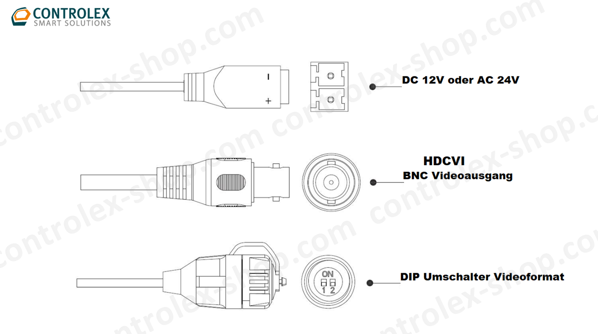 Dahua - HAC-HDBW2501RP-Z-DP-S2 - HDCVI - Dome - AC/DC