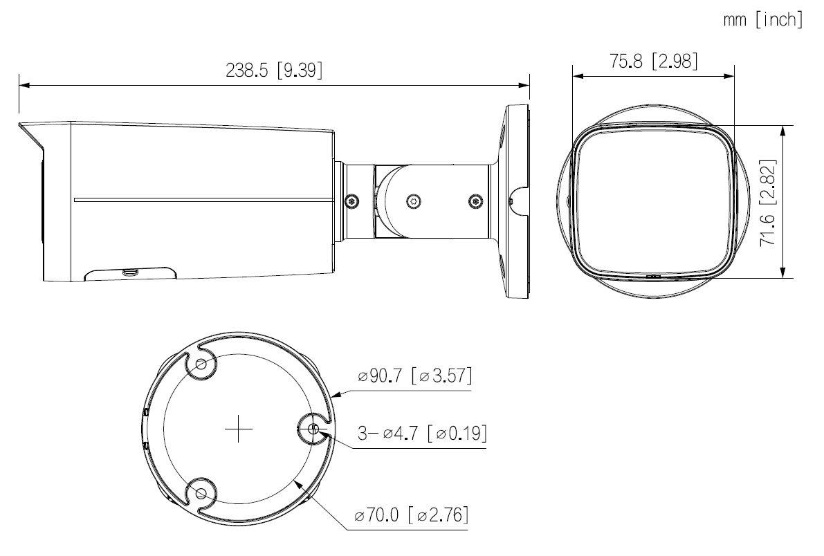 Dahua - IPC-HFW2241TP-ZS - IP - Bullet