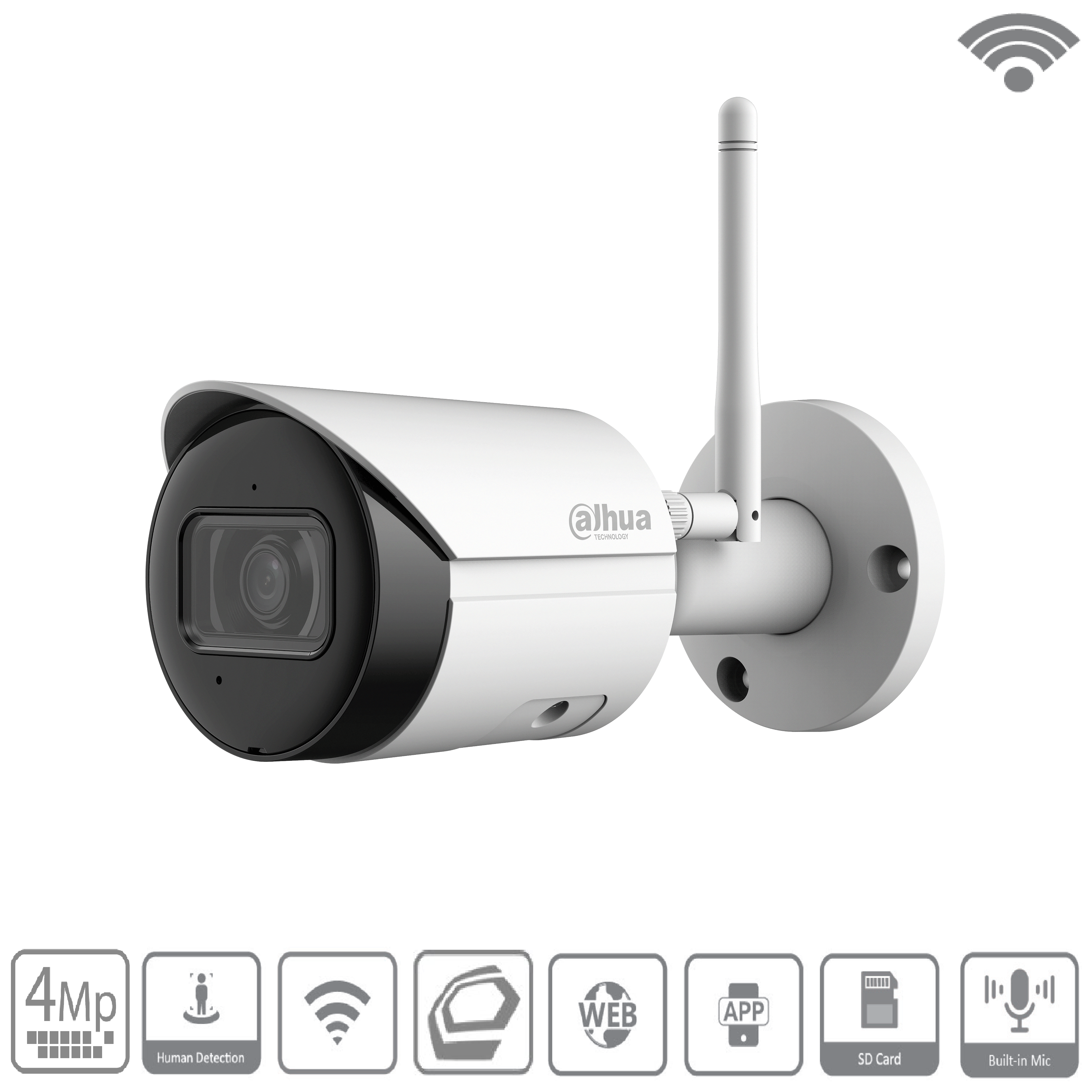 Dahua - IPC-HFW1430DSP-SAW-0280B - Wifi - Bullet