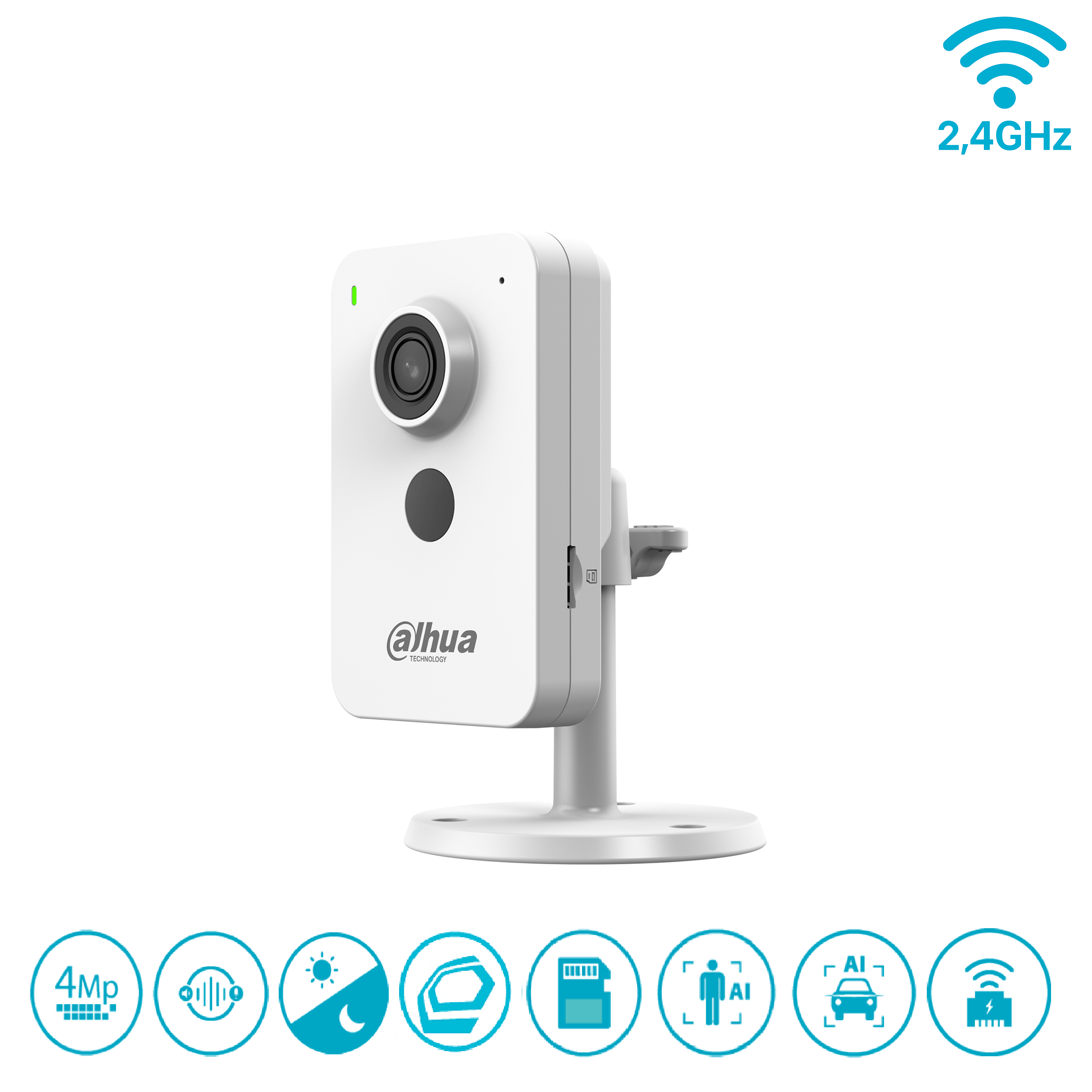 Dahua - IPC-K1430KP-STW-0280B-EUR - Wifi - Cube