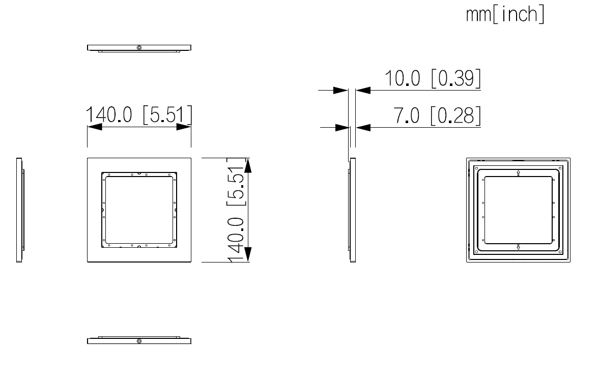 Dahua - VTM77 - 1 Modul Rahmen